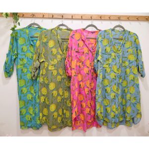 VESTIDO CAMISERO LIMONES