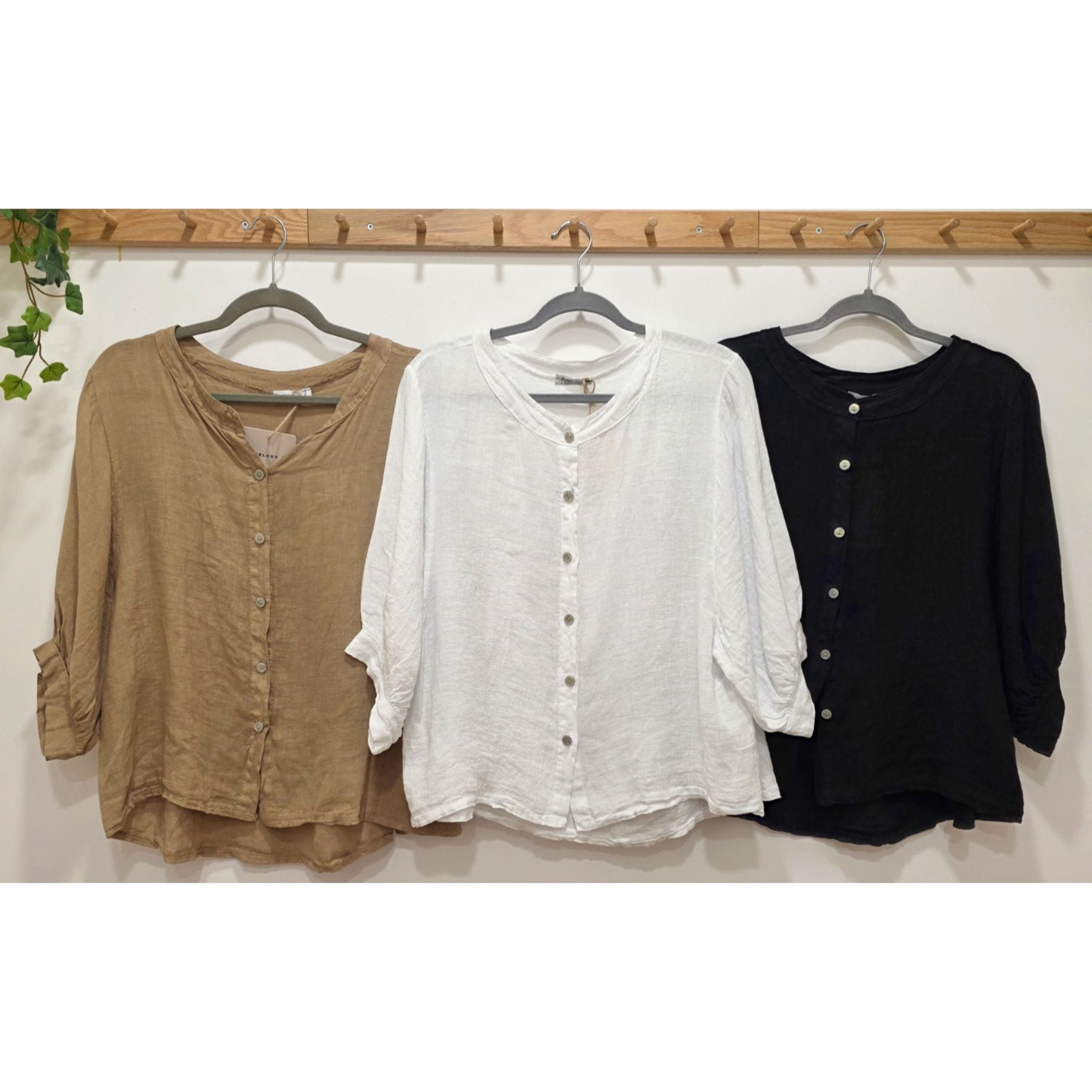 BLUSA LINO MANGA FRANCESA