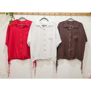 BLUSA LINO RAYITAS