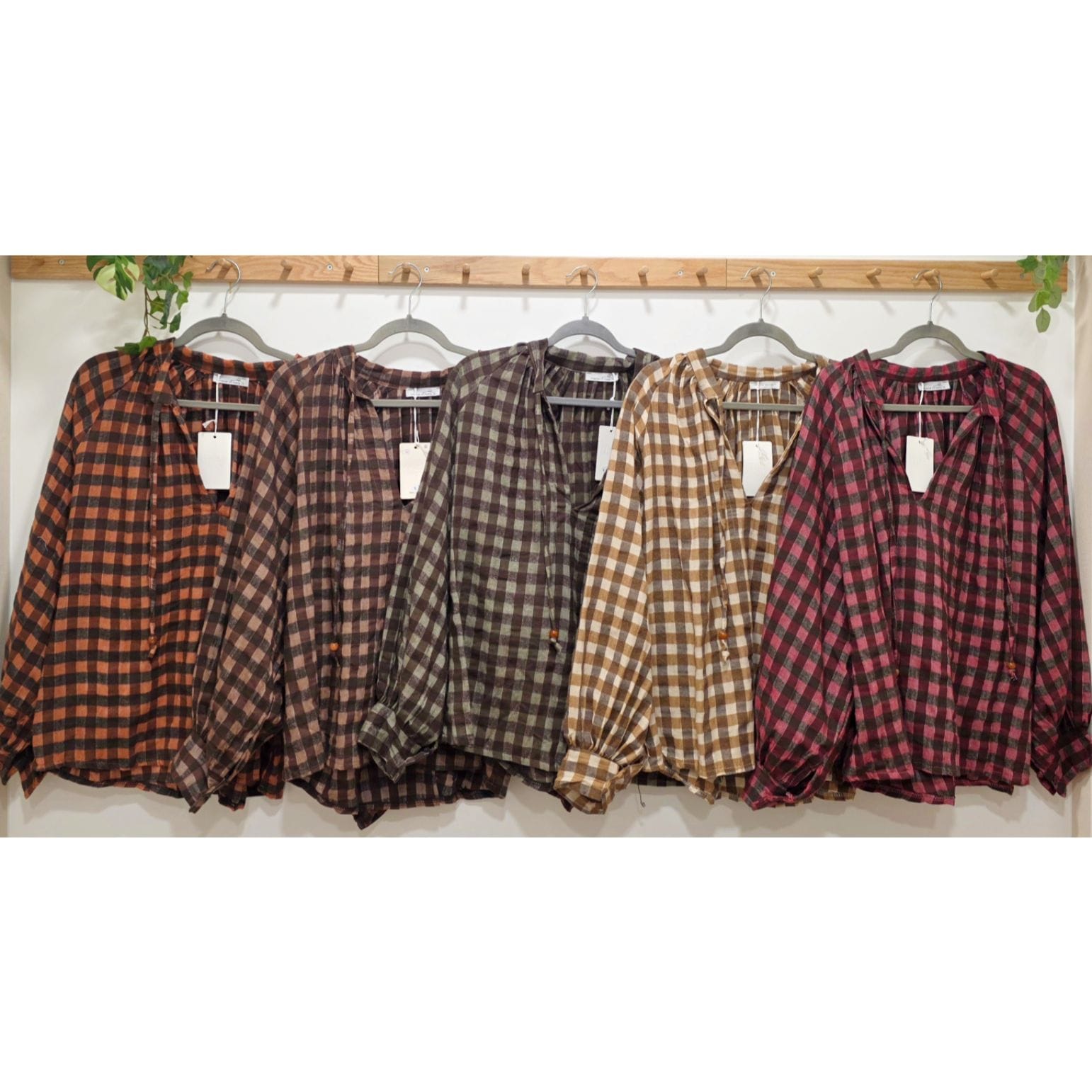 BLUSA CUADRITOS