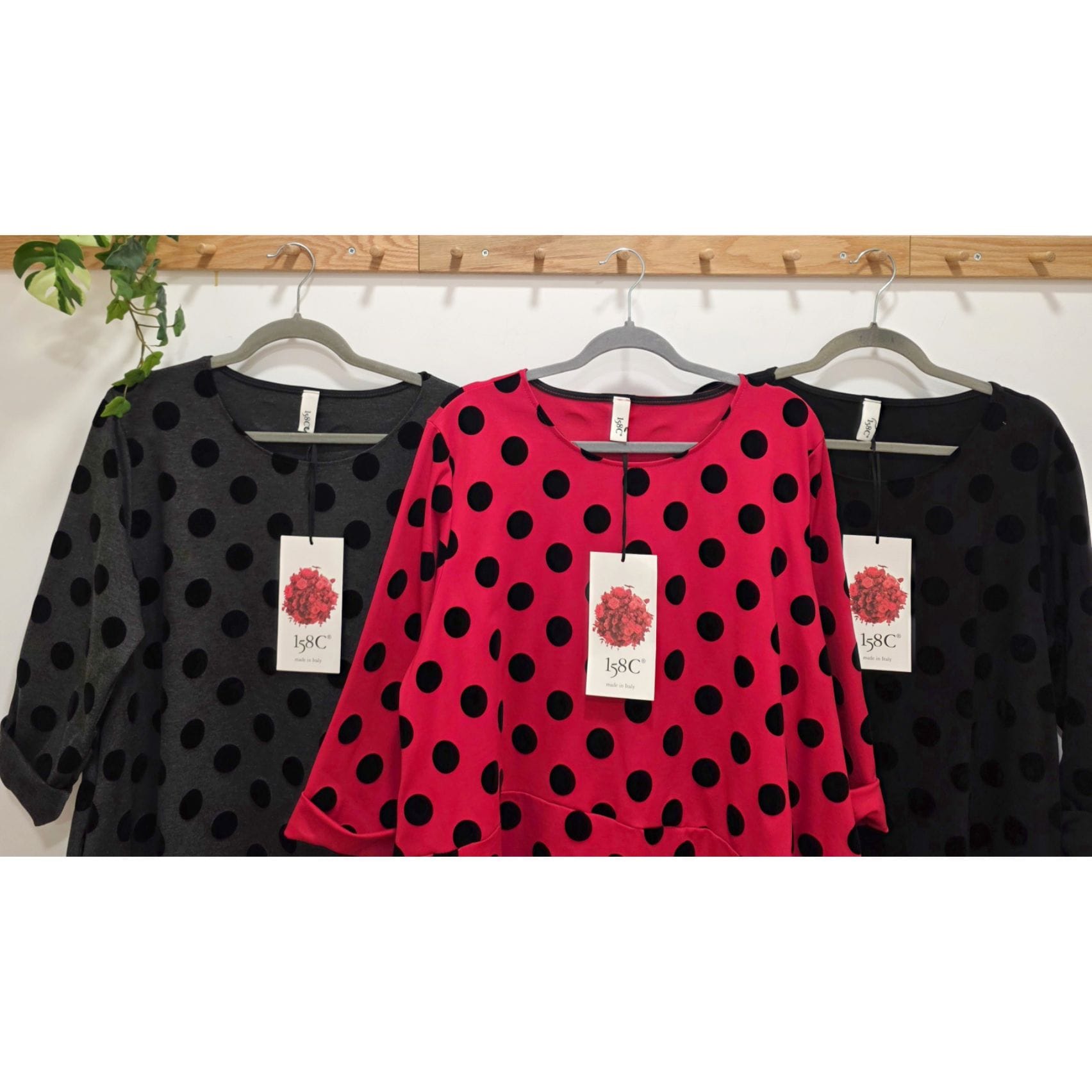 VESTIDO LUNARES (PUNTO MILANO) - Imagen 2