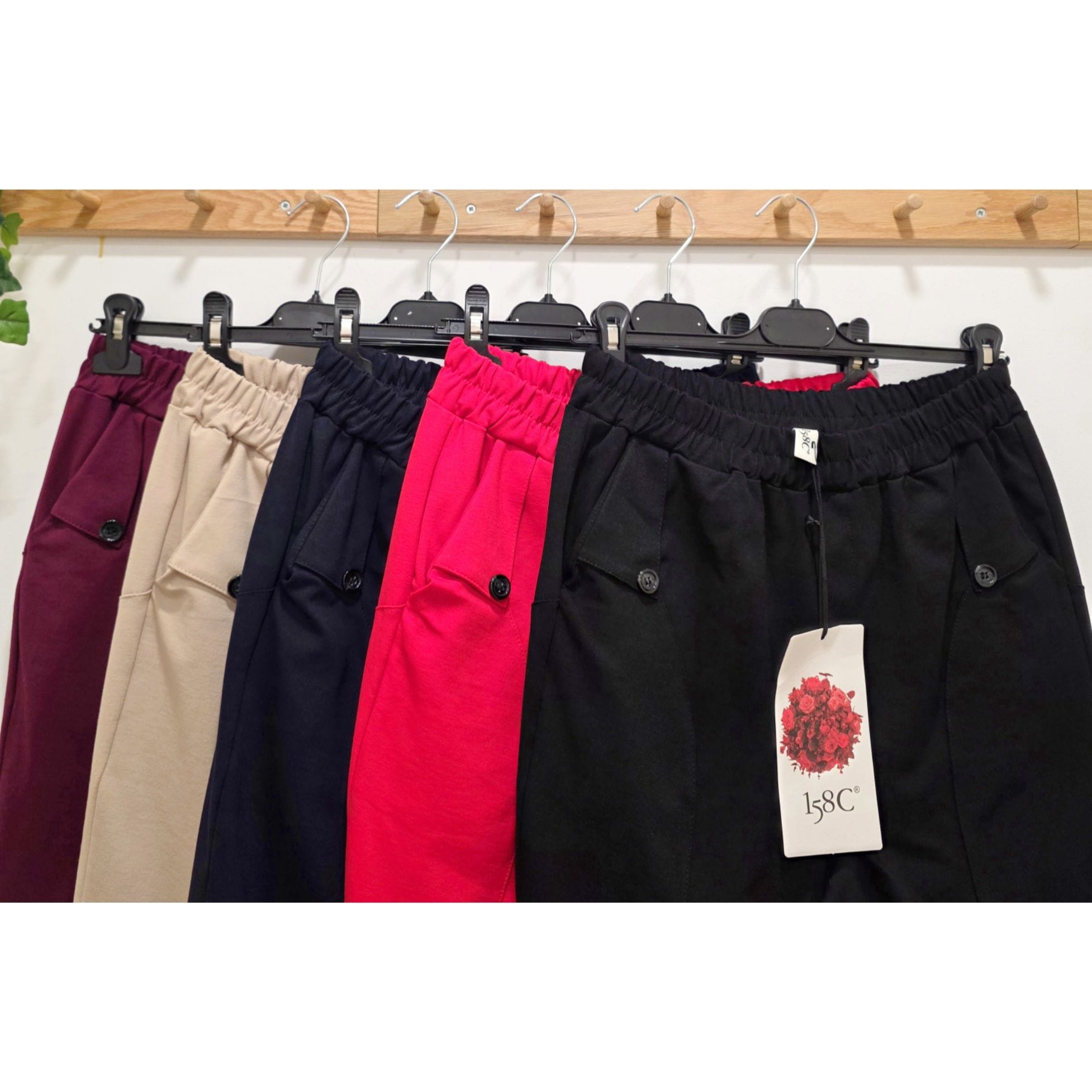 PANTALÓN BÁSICO BOTÓN (PUNTO MILANO) - Imagen 2