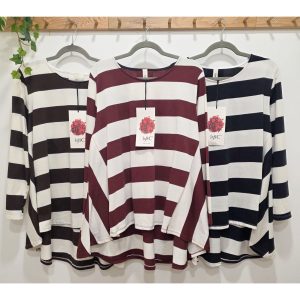 SUDADERA EVASÉ RAYAS ANCHAS (158C)
