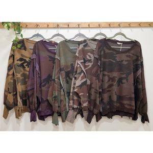 SUDADERA OVERSIZE CAMUFLAJE