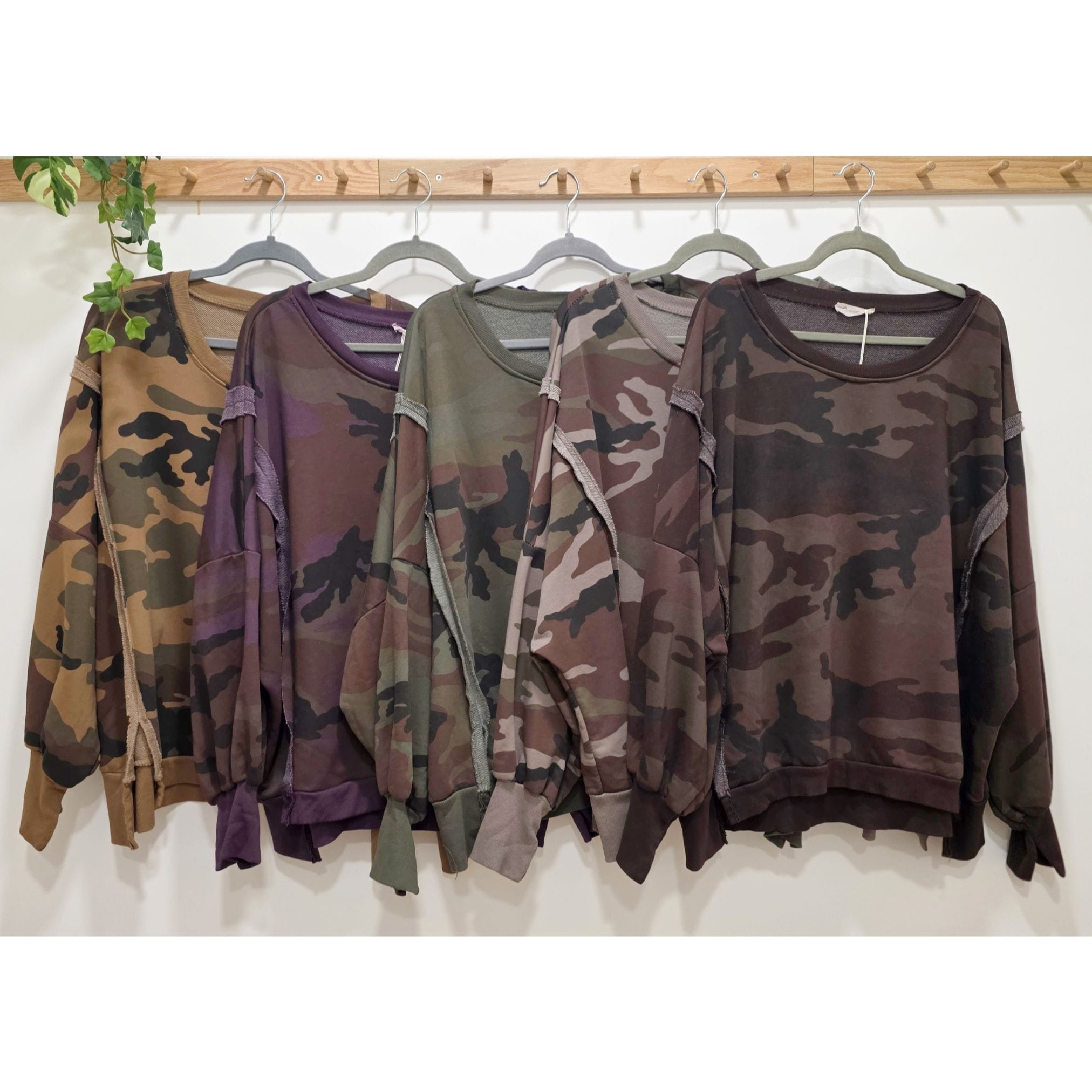 SUDADERA OVERSIZE CAMUFLAJE