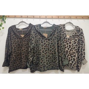 SUDADERA ANIMAL PRINT CAPUCHA