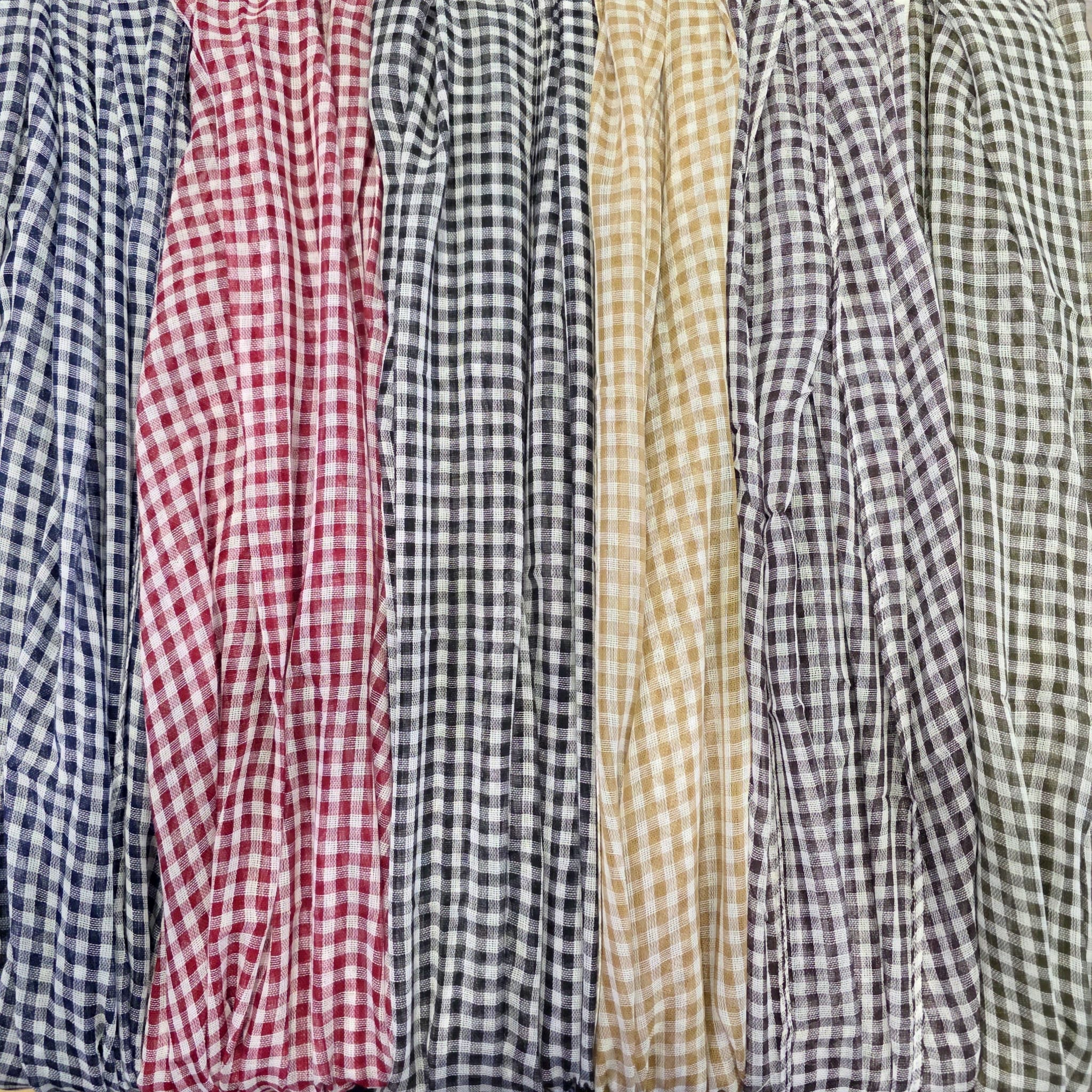 PAÑUELO FINO VICHY - Imagen 2
