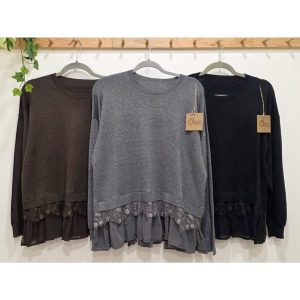 JERSEY COMBINADO PUNTILLA BAJO