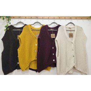 CHALECO OVERSIZE BOTONES